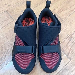 Nike SuperRep Cycle Women's Indoor Cycling Shoes Size US 6.5 Black Red